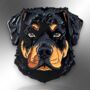 Rottweiler Dog Breed Enamel Lapel Pin, Gifts For Dog Lovers, thumbnail 3 of 9