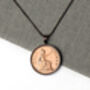 1935 90th Birthday Half Penny Coin Pendant Gift, thumbnail 4 of 5