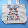 Personalised Fun Teacher Bag, thumbnail 8 of 8