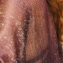 Mauve Viscose Metallic Tassel Kimono Beach Cover Up, thumbnail 2 of 3