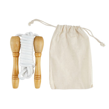 Traditional Toy Co. Wooden Skipping Rope | Gift Boxed | Outside Play | Exercise, 3 of 5