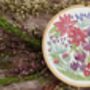 Cyclamen Flowers Embroidery Kit, thumbnail 9 of 10