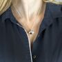 Good Luck Charm Necklace In Sterling Silver, thumbnail 8 of 9