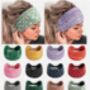 Polka Dot Extra Wide Yoga Headbands Chemo Headwear, thumbnail 6 of 6
