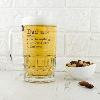 Personalised Definition Beer Glass Tankard, 2 of 5