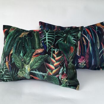 Velvet Rainforest Rectangular Cushion Cover, 3 of 6