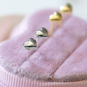 Sweet Heart Stud Earrings, 6 of 8