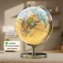 Travel Globe With Stickers Travel Gifts Vintage World Globe, thumbnail 7 of 8