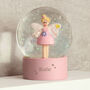 Personalised Fairy Any Name Glitter Snow Globe, thumbnail 2 of 2