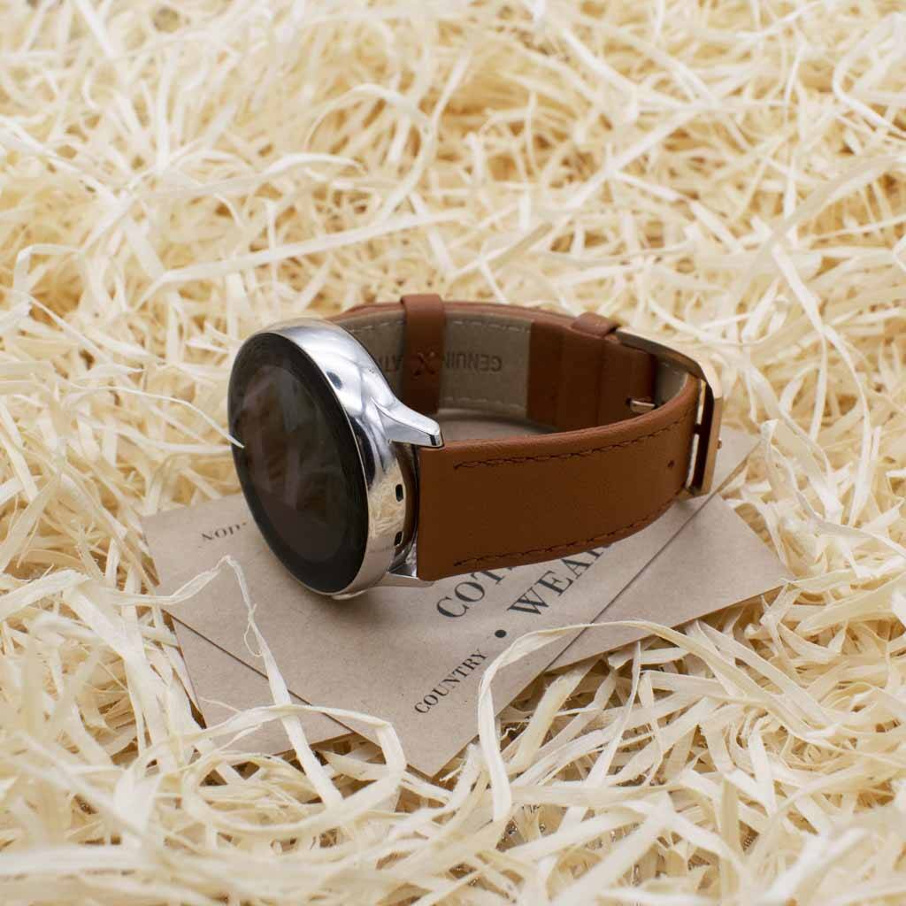 Personalised Tan Brown Strap For Samsung Watch, 1 of 6