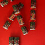 London Landmarks Christmas Crackers Table Decoration Set Of Six Green And Red, thumbnail 1 of 2
