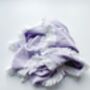 Lavender 100% Cotton Large Tassel Fringed Blanket, thumbnail 2 of 2