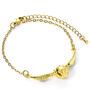 Harry Potter 3D Golden Snitch Gold Bracelet, thumbnail 1 of 3