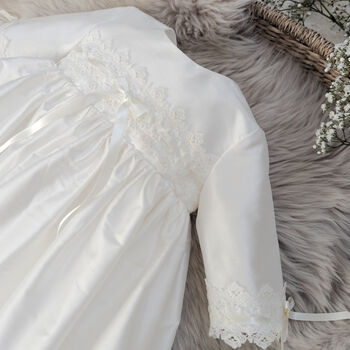 Kara ¾ Sleeve Christening Gown, 4 of 12