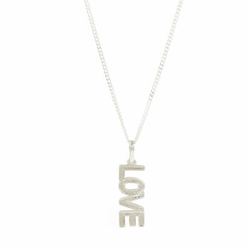 Love Rocks Silver/Gold Pendant Necklace, 5 of 12
