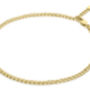 9ct Yellow Gold Curb Chain Anklet, thumbnail 5 of 7