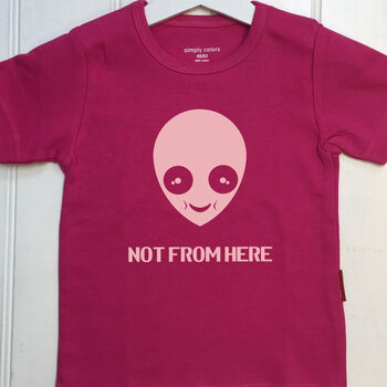 Personalised Child's Alien Babygrow/T Shirt, 2 of 11