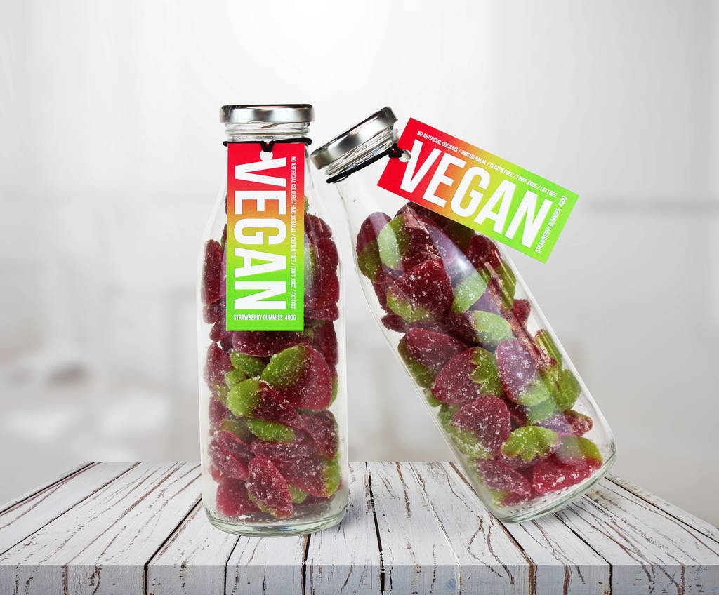 Vegan Gummy Strawberries Sweets By The Treat Kitchen