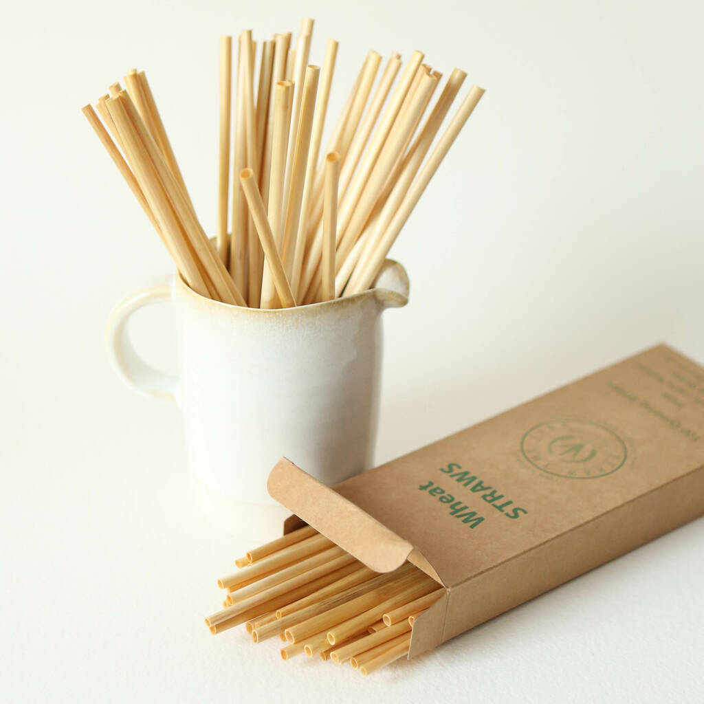 Compostable Wheat Drinking Straws, 1 of 2