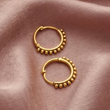 Beaded Hoop Earrings, 3 of 5