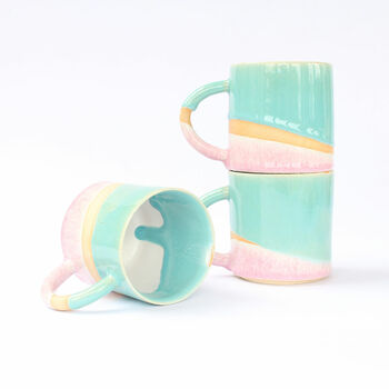 Handmade Shoreline Ceramic Mug, 4 of 5
