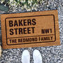 Personalised London Street Sign Doormat New Home Gift, thumbnail 2 of 2