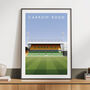 Norwich City Carrow Road From The Centre Circle Poster, thumbnail 1 of 7
