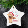 Personalised My First Christmas Teddy Ceramic Star, thumbnail 3 of 3