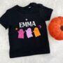 Personalised Ghost Kids Halloween T Shirt, thumbnail 1 of 2