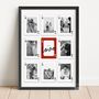 Playing Card Photo Collage Print, Valentines, Anniversary Gift, thumbnail 4 of 8