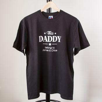 Personalised Daddy Star T Shirt, 6 of 12