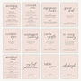 Confetti Sign A5 Sturdy Wedding Sign Blush Script, thumbnail 3 of 5