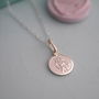 Sterling Silver St Christopher Charm Necklace, thumbnail 3 of 3