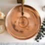 Verdigris Patina Solid Copper Vessel Sink, Artisan Round Basin For Kitchen And Bathroom, thumbnail 2 of 8