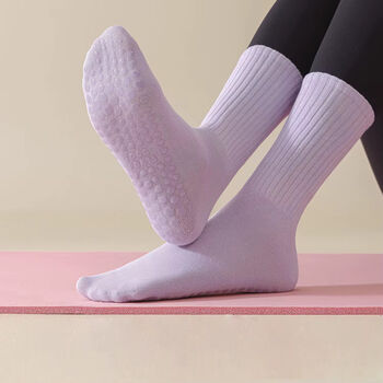 Custom Embroidered Name Yoga Pilates Socks, 5 of 8