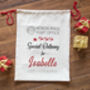 Personalised Special Delivery Christmas Sack, thumbnail 3 of 3