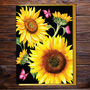 Bright Sunflowers Blank Card, thumbnail 1 of 2