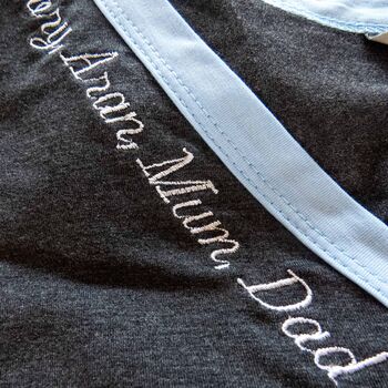 Personalised Pyjamas With Childrens Names Gift For Mums, 10 of 10