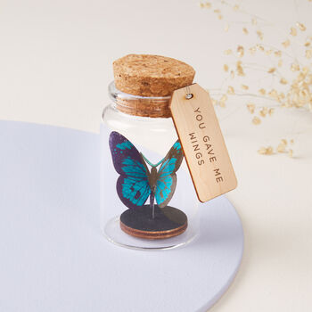Butterfly Message Bottle Keepsake Mother's Day Gift, 2 of 6