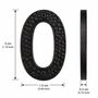 Decorative Brass Number 0 Door Sign, thumbnail 4 of 8