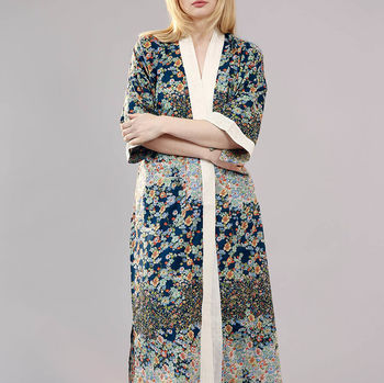 Geisha Organic Cotton Kimono Dressing Gown, 4 of 10