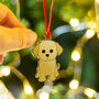 Labrador Puppy Christmas Tree Decoration, thumbnail 3 of 7