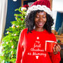 'First Christmas As Mummy' Christmas Jumper, thumbnail 1 of 9