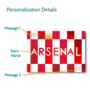 Arsenal Print Personalised Gift Or Card, thumbnail 2 of 5