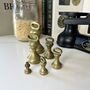 Vintage Salter Staffordshire Cast Iron Kitchen Scales With Brass Weights, thumbnail 5 of 6