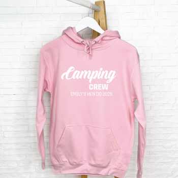 Personalised Camping Crew Unisex Hoodie, 5 of 7