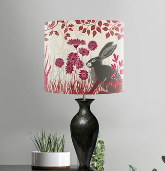 Country Lane Hare Lamp Shade, 3 of 9
