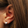 Silver Feather Earrings, thumbnail 1 of 3