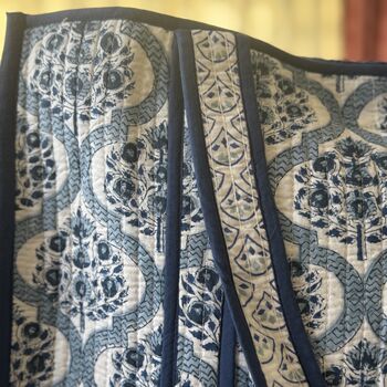 Block Print Quilted Tote Bag, Indian Print Handbag, 2 of 11