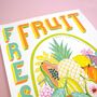 A2 'Fresh Fruits' Silk Screen Print, thumbnail 5 of 7